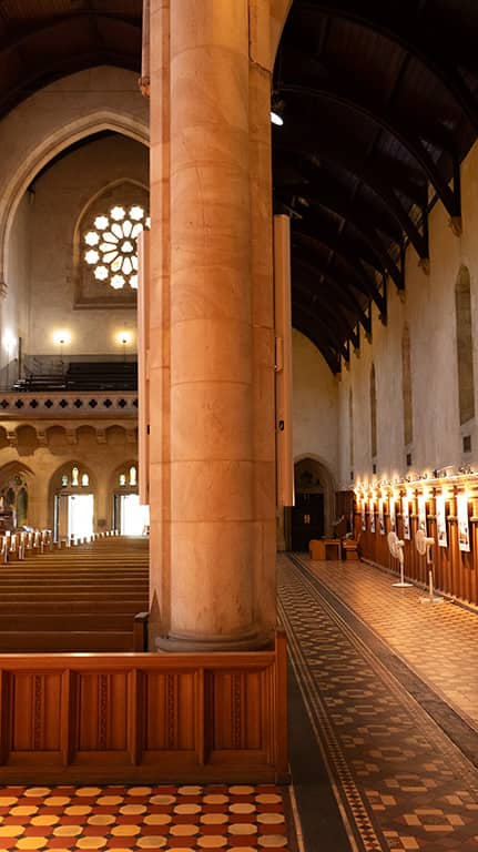 St Peter's Cathedral aisle